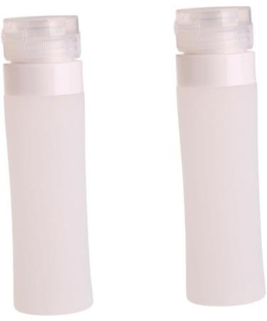 Beaupretty Travel Soap Make empty squeeze bottle empty make compact Sample Jars Empty Silicone Bottle empty make containers Refillable Bottle Container cosmetic jars white dispenser make - Buy Online on GoSupps.com