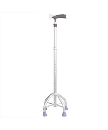 Crutches Old Man Four-Foot Crutches Disabled Four-Foot Stick Telescopic Aluminum Anti-Skid Red 99