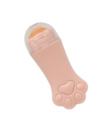 Healvian 1pc Volcanic Stone Oil-absorbing Ball Oil Absorbing Face Roller Skin Care Roller Volcanic Rock 7.5x3cm Pink