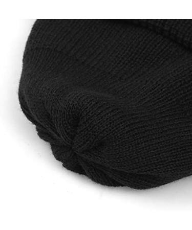UNDERCONTROL Winter Fisherman Beanie - Unisex Free Size Black Watch Cap - Buy Online on GoSupps.com