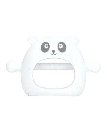 Silicone Hand Teether Toy - Wearable Wrist Teething Chew Toy for Babies (White) - Buy Online on GoSupps.com