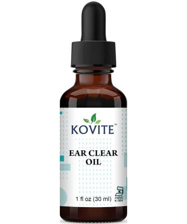 Kovite Ear Clear Oil - Natural Ear Drops - 1 fl oz.