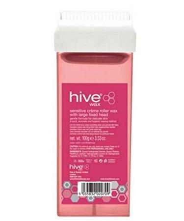 Hive Of Beauty Sensitive Cream Roller Wax with Large Firm Head 100 g Cartridge