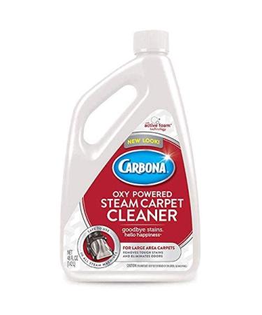 Carbona Oxy-Powered Steam Carpet Cleaner | Professional Strength Deep Clean Solution | Stain & Odor Fighting Solution | 48 Fl Oz