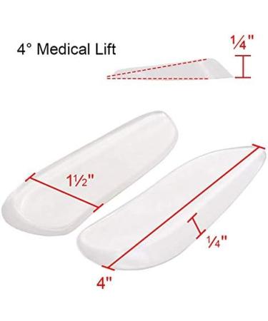 Pizarra & Lateral Heel Wedge Silicone Insoles for Supination and Pronation - Corrective Shoe Inserts for Bow Legs, Foot Alignment, Knock Knee - Buy Online on GoSupps.com