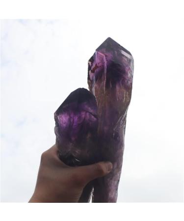 Natural Crystal Rough Home Decoration 800-1000g Natural Amethyst Quartz Cluster Crystal Rod Point Specimen Scepter Power Gemstone Stones 800-1000g 1pc - Buy Online on GoSupps.com