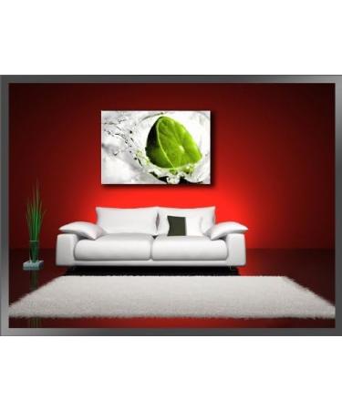 Visario Lime Green Canvas Print - 80 x 60 cm (31.5 x 24 inches) - Nr. 4131 - Original Stretched Canvas - Brand Original - Buy Online on GoSupps.com