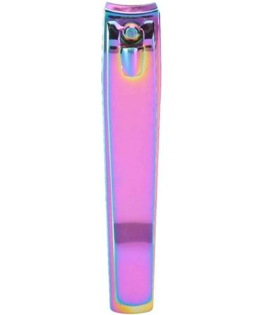 Plated Nail Clipper Carbon Steel Gradient Color Fashionable Nail Trimmer Cutter Manicure Pedicure Tool Large Nail Clipper - Buy Online on GoSupps.com