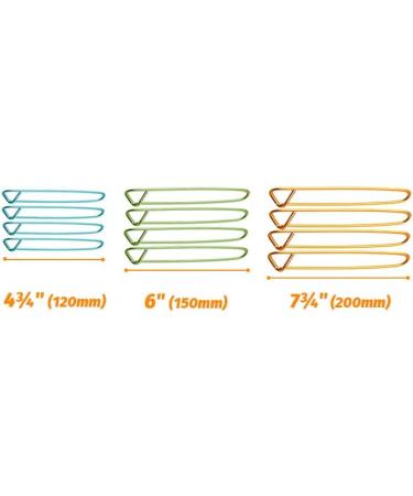 Fairycece 12pcs Aluminum Yarn Stitch Holders - Knitting & Crochet Notions - Buy Online on GoSupps.com