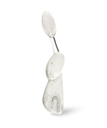 RADIUS Big Brush Soft Left Hand Toothbrush â€“ Marble Design | Optimal Oral Care - Buy Online on GoSupps.com