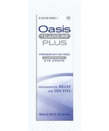 Oasis Tears PF Plus Preservative Free Lubricant Eye Drops 10ml - Soothing Relief for Dry Eyes | International Shipping Available - Buy Online on GoSupps.com