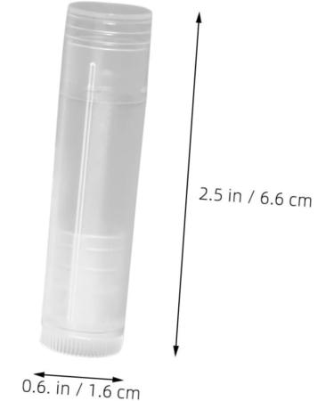 Baluue 100pcs Empty Lipstick Tube Tubes Bulk Lip Gloss Holders Balm Tube Holder Lip Balm Tube Clear Lip Pp - Buy Online on GoSupps.com