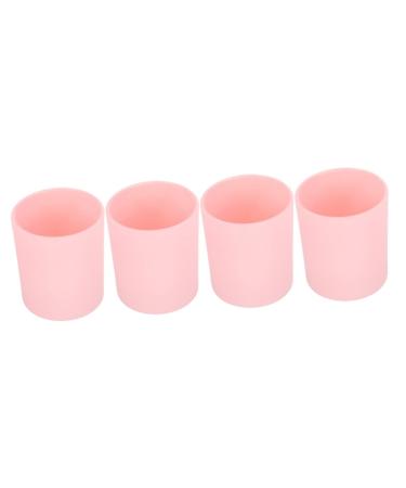 Lalafina 4 pieces fragrance candle cup of candle cup make your own storage cup for candles Votive candlestick fragrance candle holder floating candle holder tealight frosted ceramic