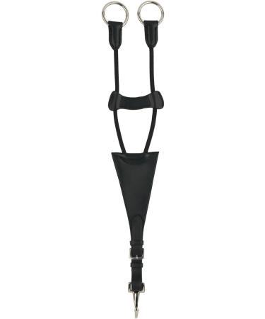 HORZE Wimbledon Leather Martingale - Black Pony | Premium Equestrian Equipment for International Shipping - Buy Online on GoSupps.com