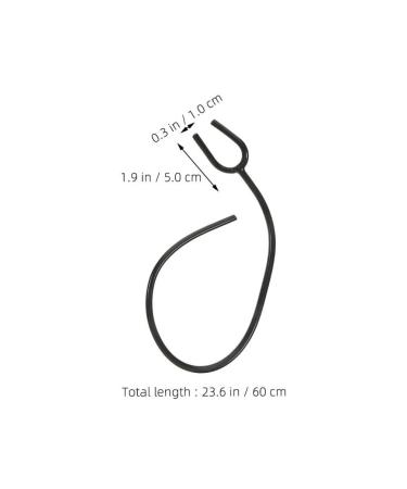 SOLUSTRE 3pcs Tubing Extension Replacement - Medical Accessory for Hospital Clinic Doctors & Nurses - Black - Buy Online on GoSupps.com