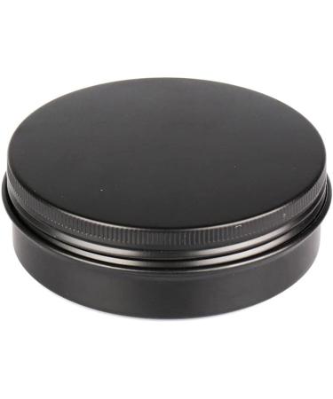 Zeoabsy 10 Pieces 100ml Matte Black Aluminum Empty Jars - Round Doses with Screw Cap for International Shipping - Buy Online on GoSupps.com