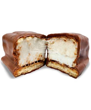 Handcrafted Gourmet Smores Cookie Bars - 12 Ready-to-Eat Milk Chocolate Graham Cracker Marshmallow Treats - Buy Online on GoSupps.com