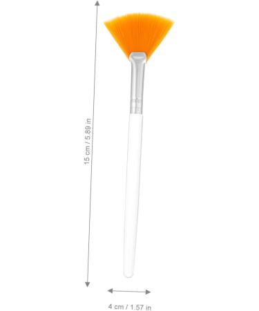 Baluue 12 Pcs Beauty Mask Brush Makeup Brushes Mask Applicator Brushes for Facials Fan Artificial Fiber 15x4cmx2pcs Yellowx2pcs - Buy Online on GoSupps.com
