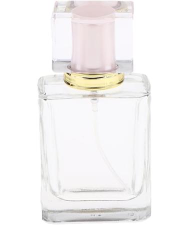 Dajidafu Stylish Pink Cap Empty Glass Perfume Fragrance Bottle Aftershave Spray Containers 50ml - Buy Online on GoSupps.com