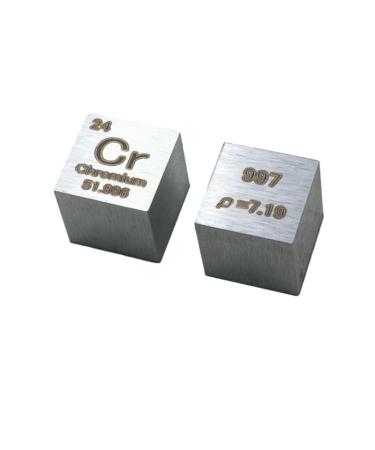 10mm Chromium Cr Metal Cube 99.7% 7.2g