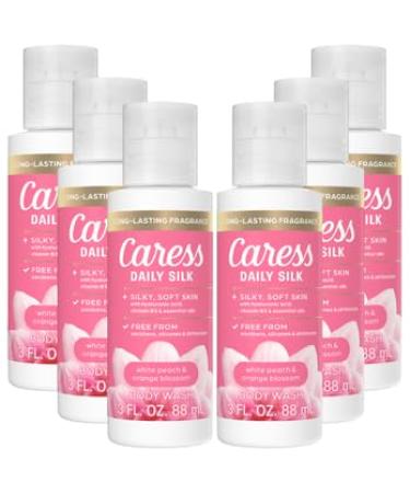 Caress Body Wash Daily Silk 3oz 6 pk
