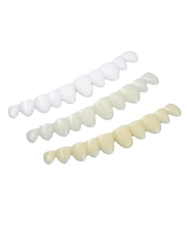 Set of 3 temporary replacement teeth to replace a missing tooth in minutes