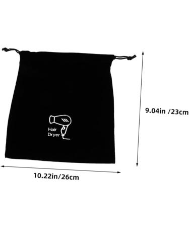 AUTSUPPL 4pcs Flannel Hair Dryer Bag Drawstring Makeup Bag Hair Dryer Travel Bag for Hair Styling Tools Case - Buy Online on GoSupps.com