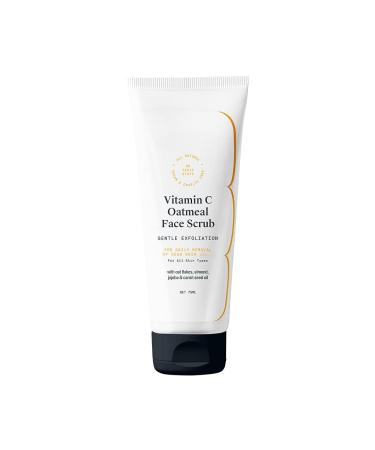 Generic Vitamin C Oatmeal Face Scrub With Jojoba Almond & Carrot Seed Oil Gentle Exfoliation & Daily use Of Dead Skin All-Natural Non-Toxic All Skin Types- 75 ml - Buy Online on GoSupps.com