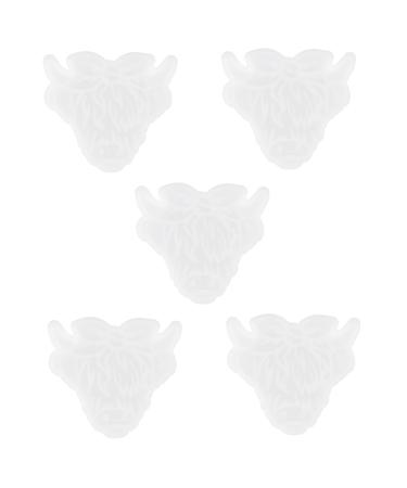 DIYEAH 5pcs Coaster Mold DIY Scented Candle Mold Scented Candle Making Supplies Silicone Coasters Silicone Scented Candle Mold Candles Resin Epoxy DIY Crafts Mold Silica Gel Soap