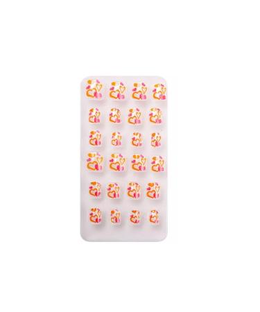 dijiusidy 1 Set Christmas Nail Wraps Cartoons Style Decor Adorable False Fingernails Children Removable Art Decals DIY Manicure PNT-16-15