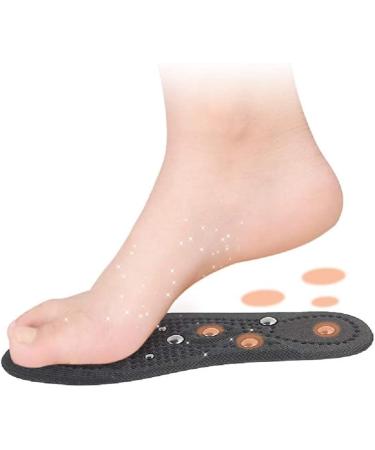 Magnetic Massage Insole Therapy | Reflex Zone Acupressure Orthoses for Foot Pain & Plantar Fasciitis | Improve Blood Circulation | Sizes 41-45 (11.4 inch) - Buy Online on GoSupps.com