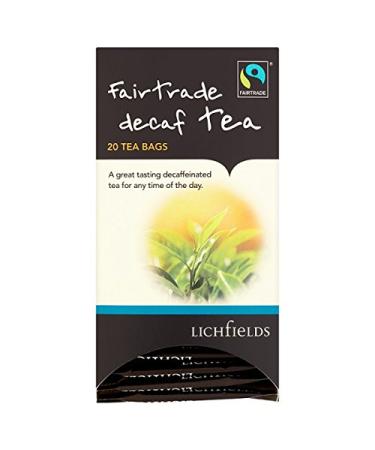 Lichfields Lichfields Fairtrade Decaf Tea 20 sachets de th 40 g (lot de 6 x 40 g)