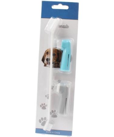 Balacoo 4 sets 3pcs Toothbrush Dog Pets Pet Finger Puppy for Small Brush Cats Toothpaste Tooth Cleaning - Buy Online on GoSupps.com