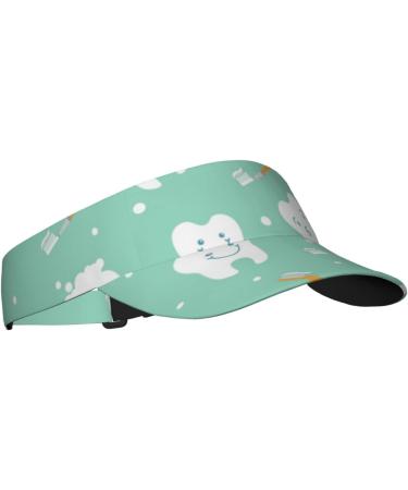 Shop Wicron Dental Background Tooth Toothbrush & Adjustable Sun Protection Caps - Unisex Baseball Hats for Sports - Buy Online on GoSupps.com