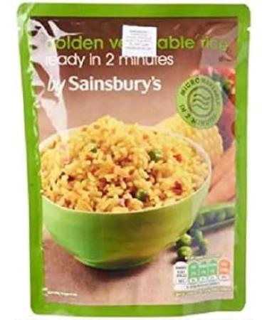  Sainsbury's Sainsbury's Golden Vegetable Rice 250g - Long grain rice cooked with vegetables - Buy Online on GoSupps.com