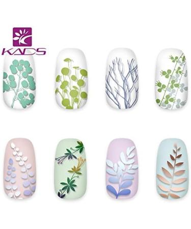 KADS Stamping Plates Leaf Nature Nail Art Image Plate (NA015) | Nail Design Tools - Buy Online on GoSupps.com