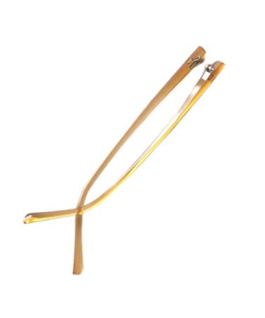 Casota glasses replacement bars glasses brackets 1 pair glasses bars spare glasses made of plastic for men and women transparent brown