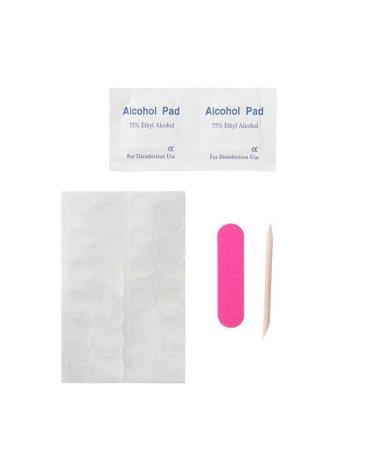 Aonet Short Red Black Gradient Matte Square False Nails Kit - 24pcs Acrylic Fake Nails for Women & Girls - Buy Online on GoSupps.com