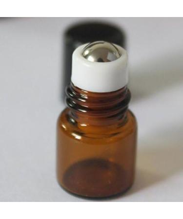 12Pcs 2ml Essential Oils Roller Bottles Mini Empty Roll-on Bottles with Stainless Steel Roller Balls and Black Cap Cosmetic Makeup Storage Vials For Fragrance Perfume Aromatherapy - Buy Online on GoSupps.com