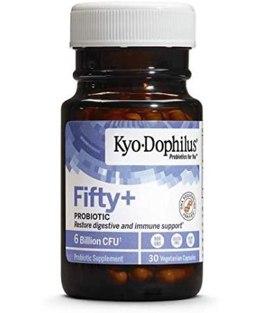 Kyo-Dophilus Fifty Plus Probiotic - 30 Count, 6 Billion CFU for Digestive Health - Buy Online on GoSupps.com