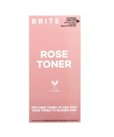 BRITE Rose Toner - Vegan & Cruelty Free - STEP-TWO after bleaching to create an even base and add a gorgeous rose hue.