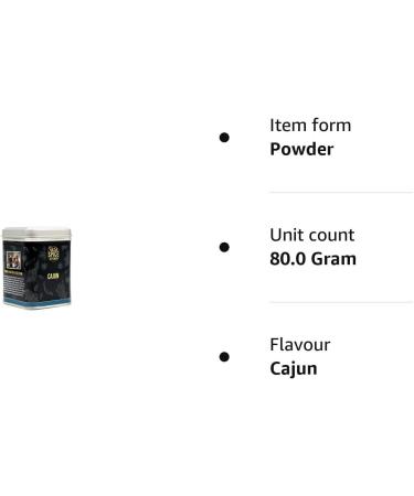 Spice Kitchen Cajun spice seasoning blend (80g) - Buy Online on GoSupps.com