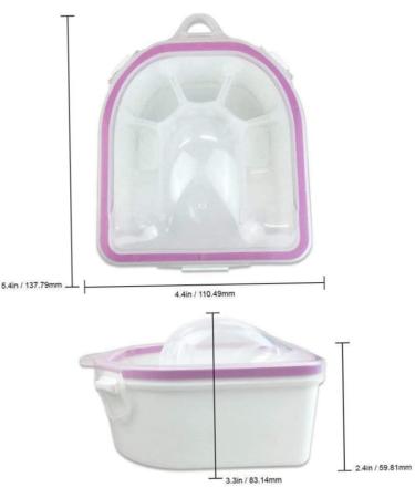 1PC Professional Acetone Resistant Soak Off Bowl Warm Nail Spa Bowl Double Layer Hand Manicure Tool For Salon Or Home Use  - Buy Online on GoSupps.com