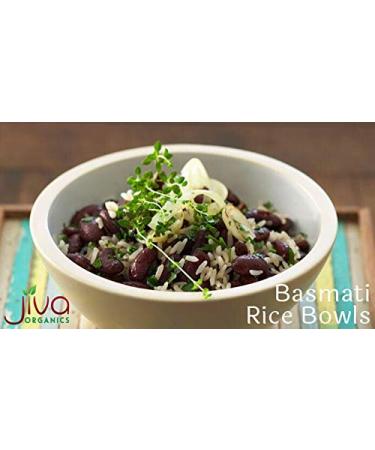 Jiva Organics Organic Basmati Rice 4 LB Bag - Extra Long Grain - Premium Quality from India - 4 Pound (Pack of 1) - Buy Online on GoSupps.com