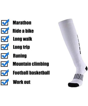 Zlyj Compression Socks for Men & Women | 20-30mmHg Knee Support for Running Sports & Football | XL - Buy Online on GoSupps.com