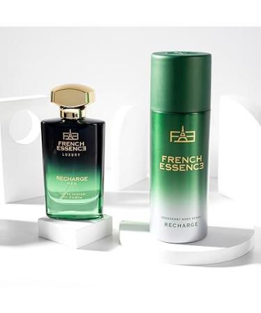 Luxury Gift Set For Men - Recharge Perfume 60Ml & Deodorant 150Ml | Perfume and Deodorant Combo - Buy Online on GoSupps.com