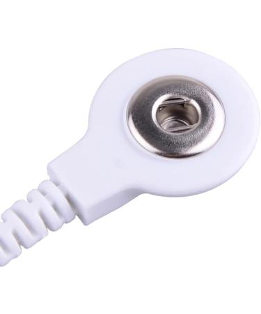Replacement Premium TENS Lead Wires - 2.35mm Shielded Plug & 4 Snap 3.5mm Connectors for TENS Units (Pack of 6) | International Shipping Available - Buy Online on GoSupps.com