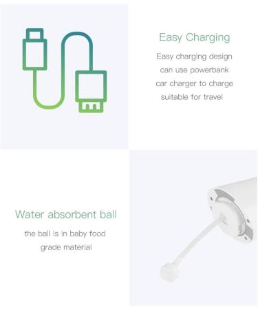 Professional Cordless Water Flosser - IPX7 Waterproof Portable Dental Oral Irrigator for Home & Travel 3 Modes Rechargeable 300ml - Buy Online on GoSupps.com