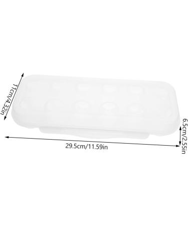 Zerodeko 2pcs Egg Preservation Box Fridge Refrigerator Eggs Egg Holder Dispenser Egg Plate re-usable - Buy Online on GoSupps.com
