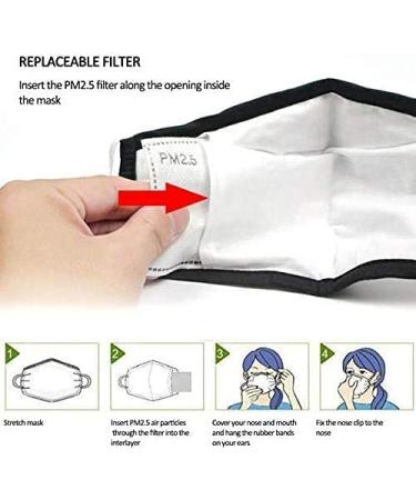 100PCS PM2.5 Activated Carbon Filter - 5-Layer Meltblown Non-Woven Fabric - Replaceable Anti-Haze Filter for Outdoor Activities - Buy Online on GoSupps.com